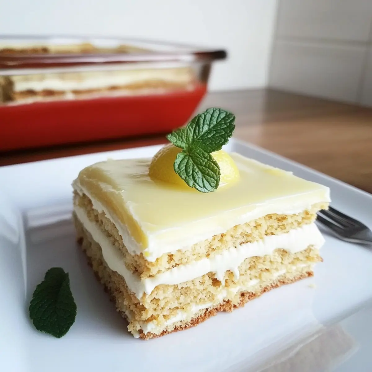 Lemon Eclair Cake