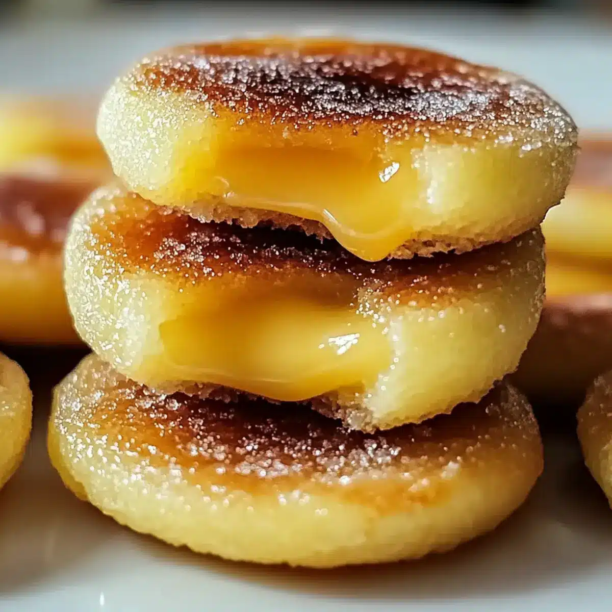 Lemon Curd Crème Brûlée Cookies