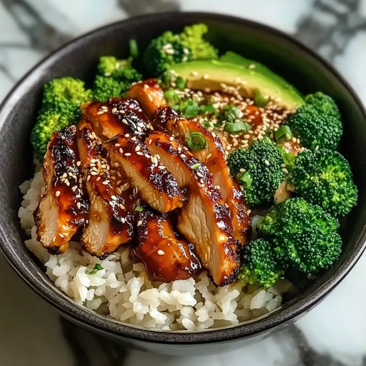 Sticky Chicken Bowls Recipe