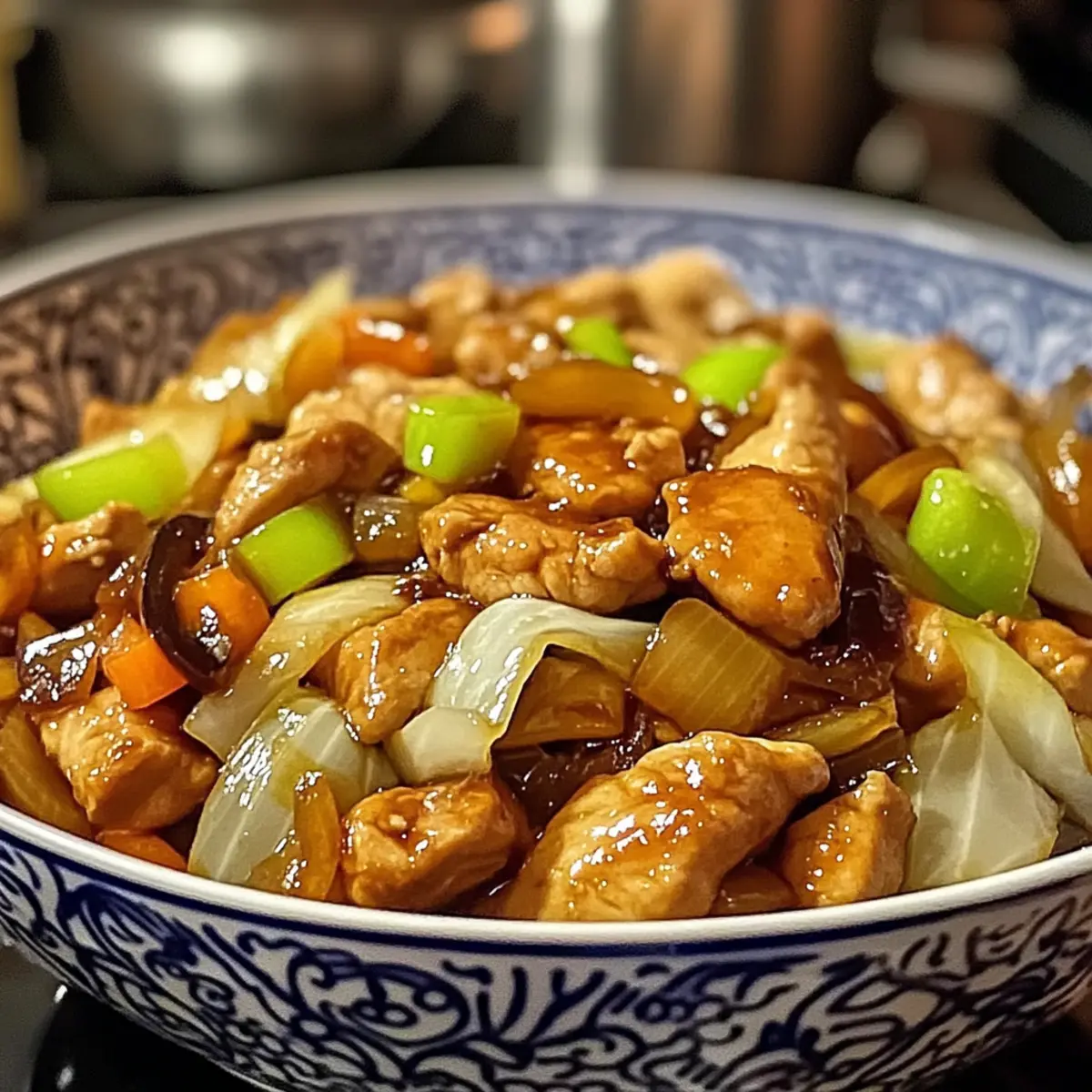 Chinese Chicken Cabbage Stirfry