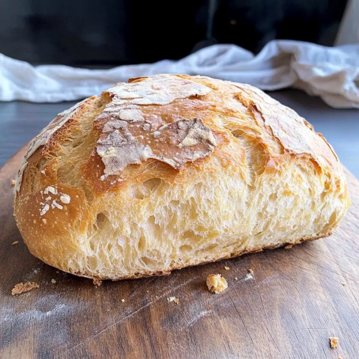 Crusty Vegan Bread