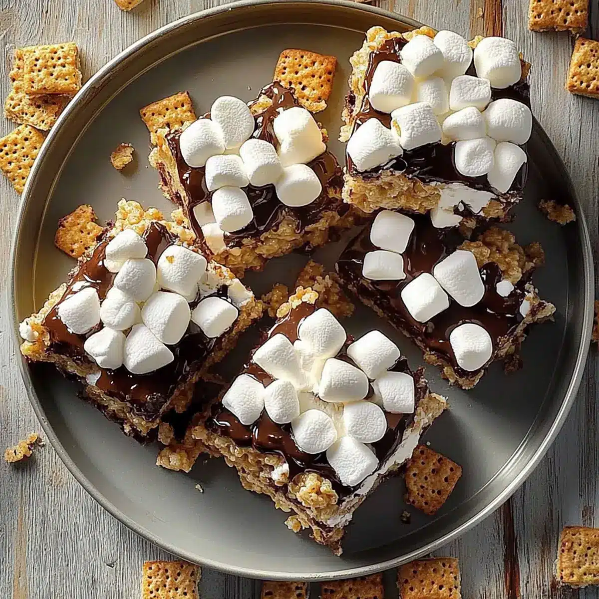Rocky Road Rice Krispies Treats