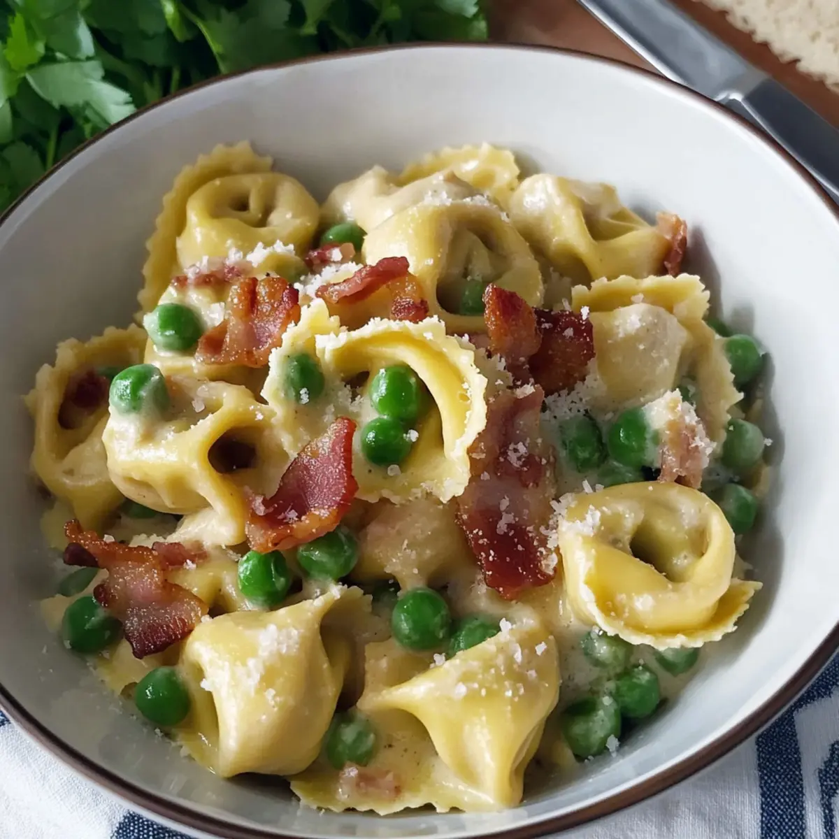 Italian Tortellini Carbonara