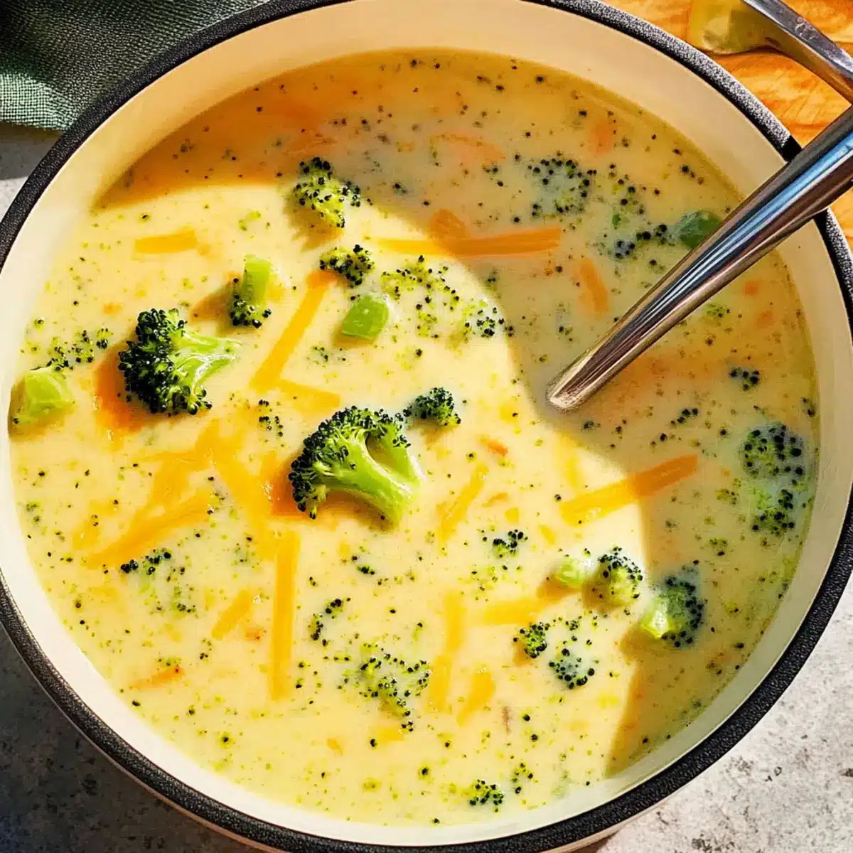 Broccoli Cheddar Soup Recipe
