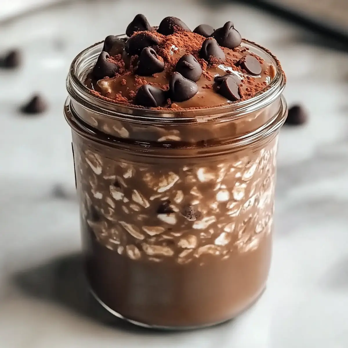Brownie Batter Overnight Oats