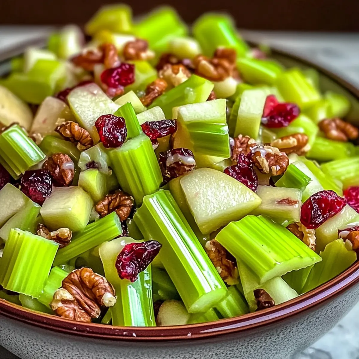 Crunchy Celery and Walnut Salad
