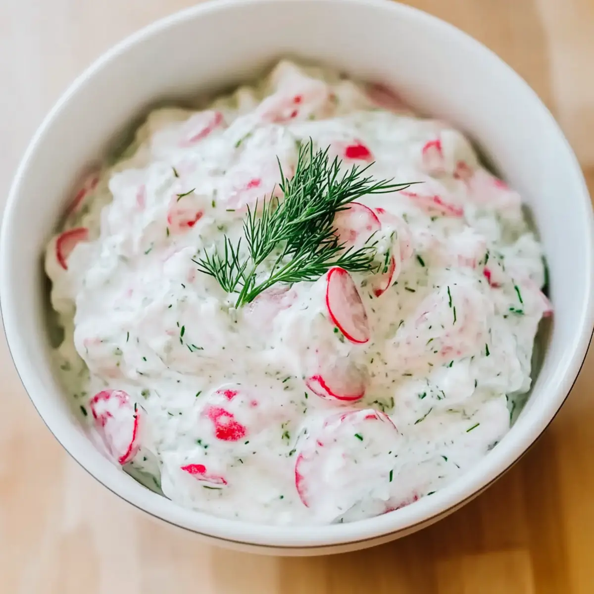 Healthy Radish Tzatziki Dip