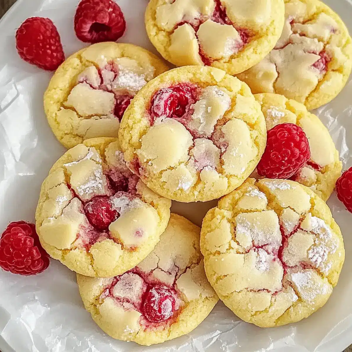 Lemon Raspberry Cookies