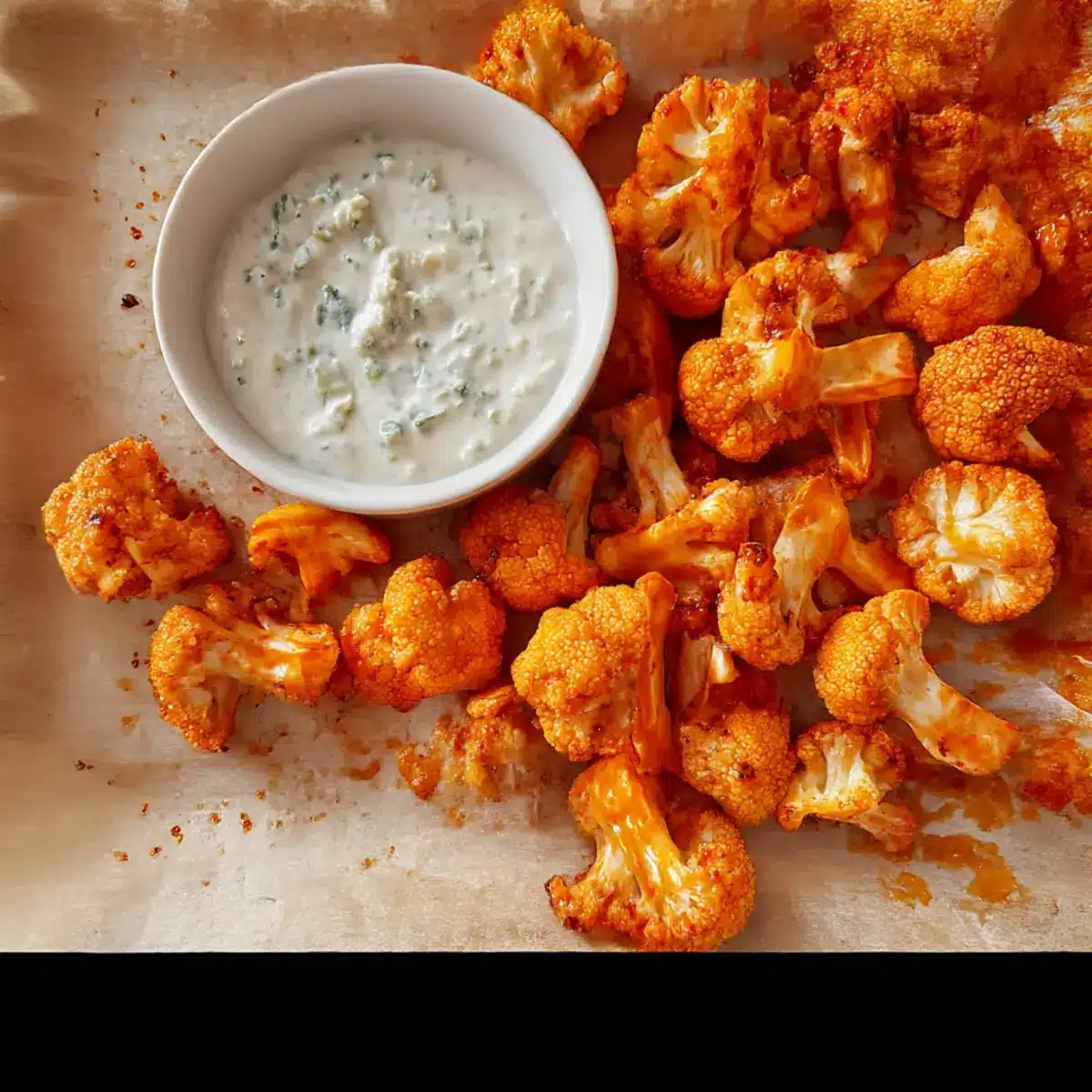 Air Fryer Buffalo Cauliflower