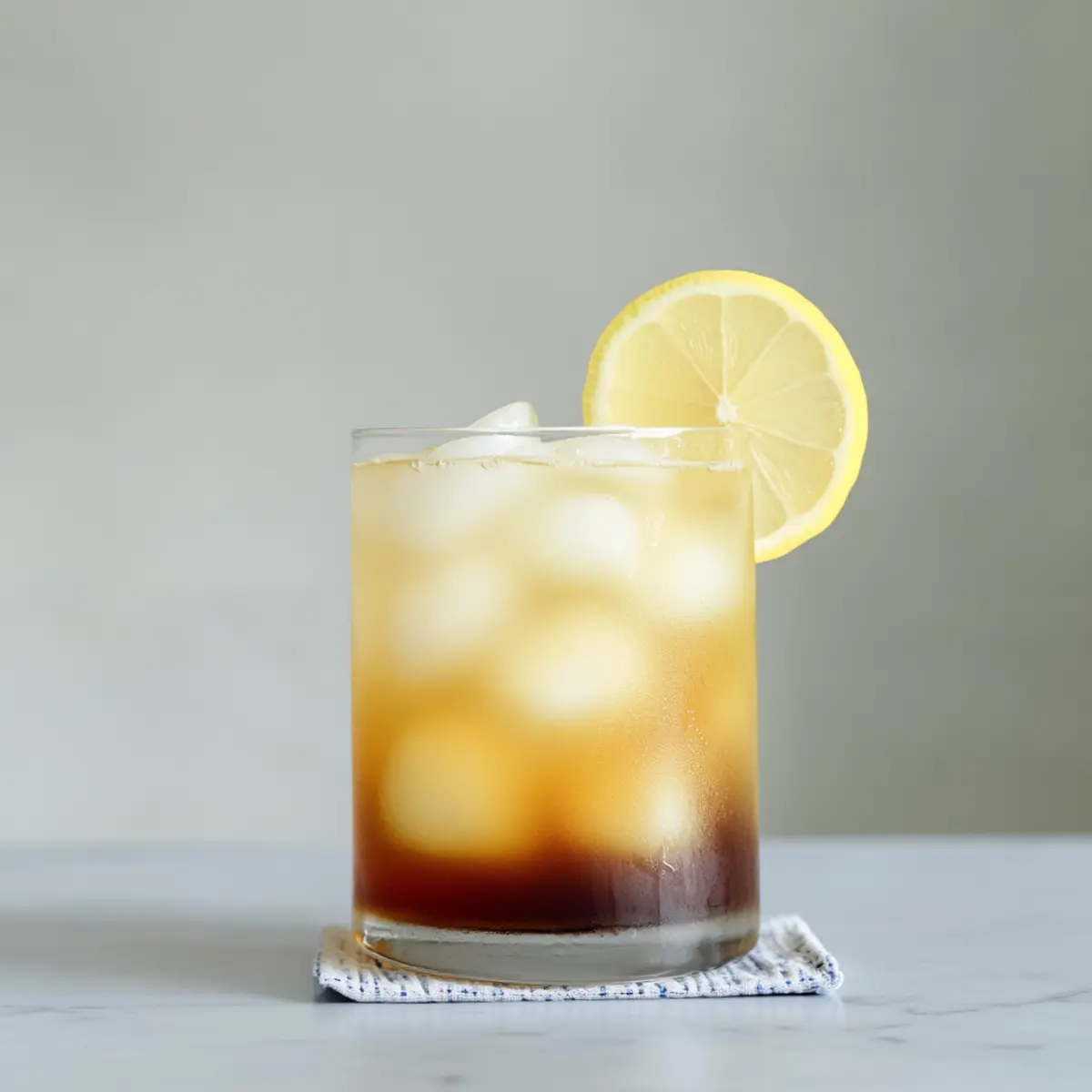 Lemon Vanilla Black tea Iced Tea