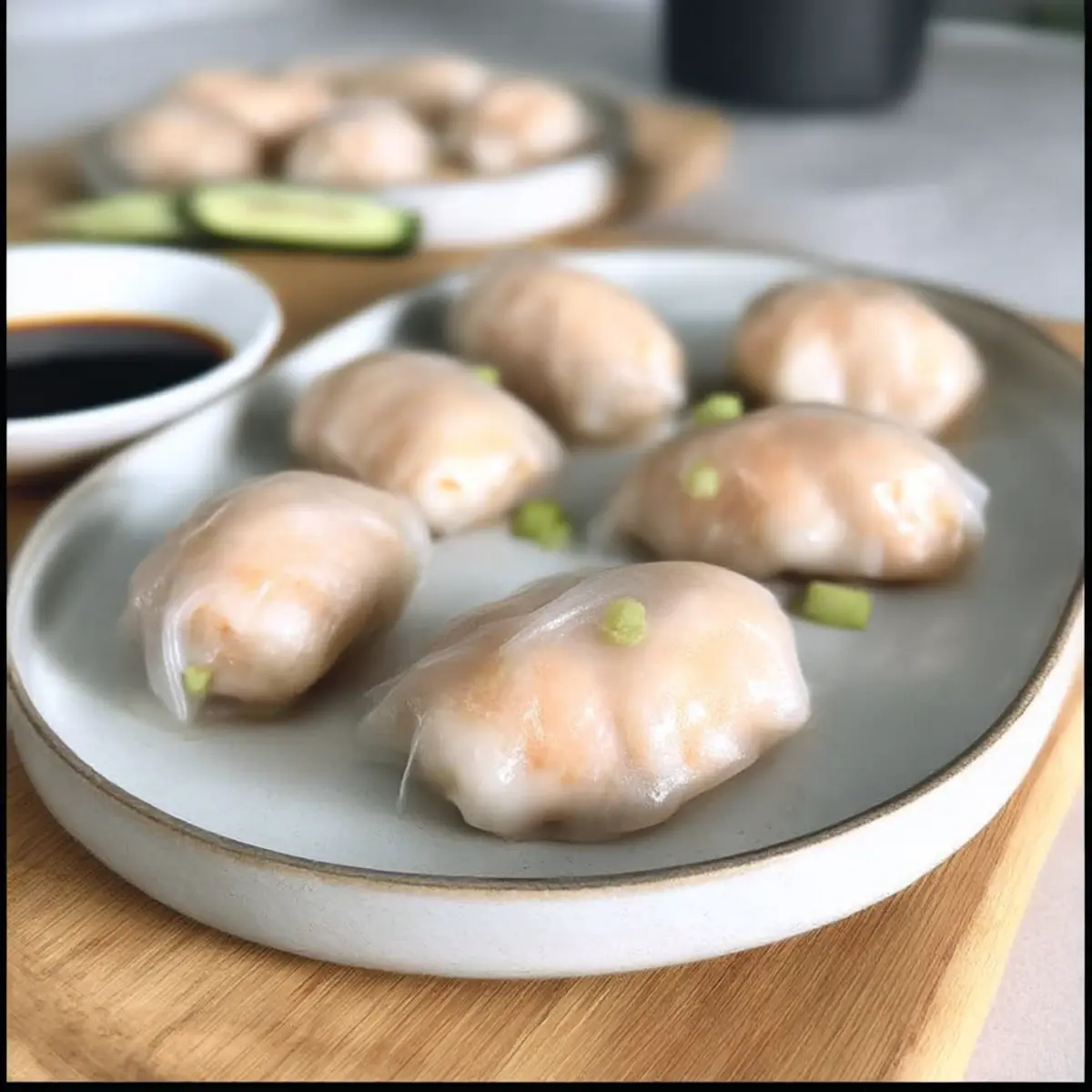 Steamed Rice Paper Shrimp Dumplings