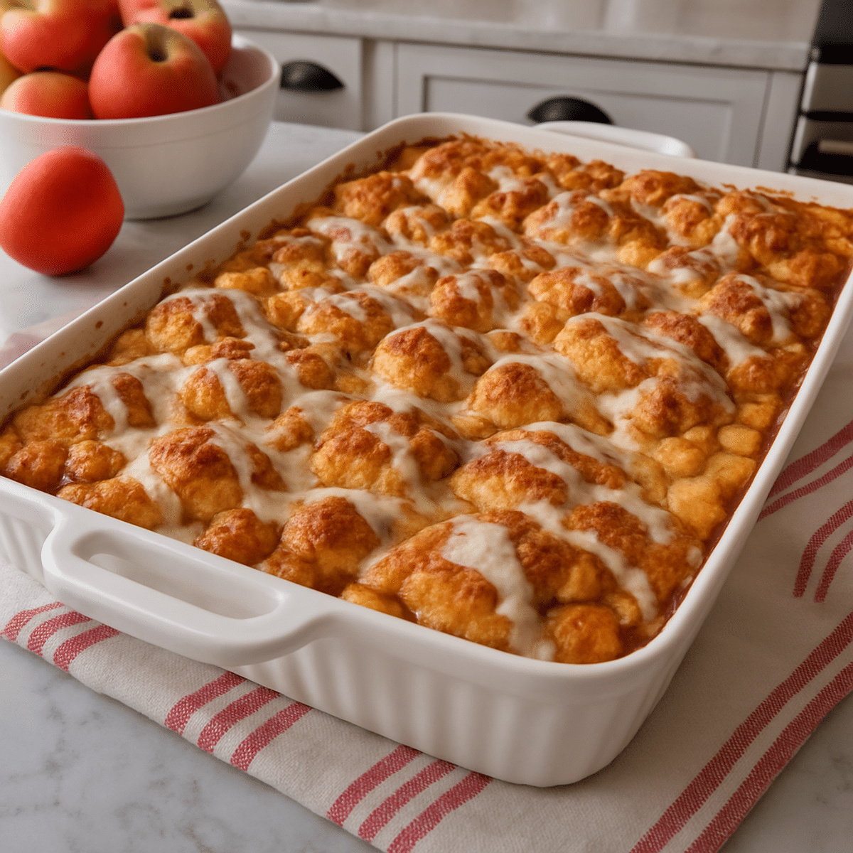 Warm Apple Cinnamon Roll Casserole: A Cozy Family Treat