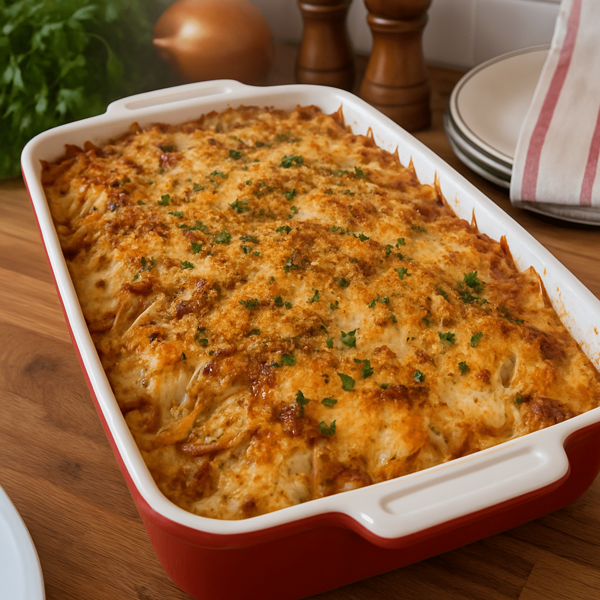 Creamy French Onion Chicken Casserole for Cozy Nights