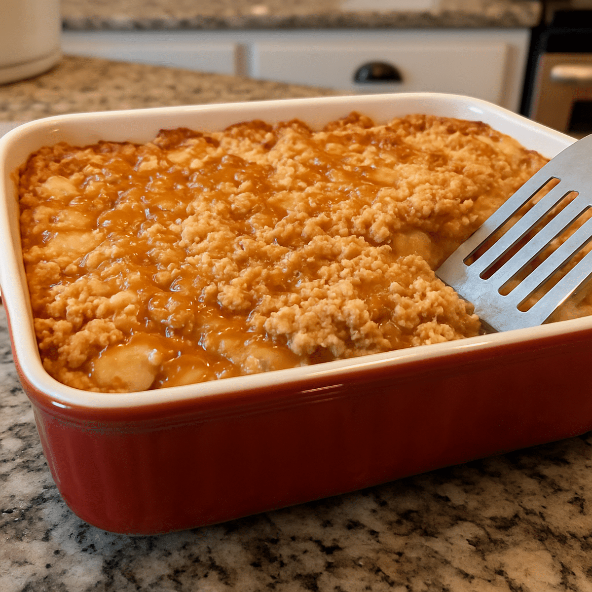 Delicious Caramel Apple Dump Cake for Cozy Family Nights