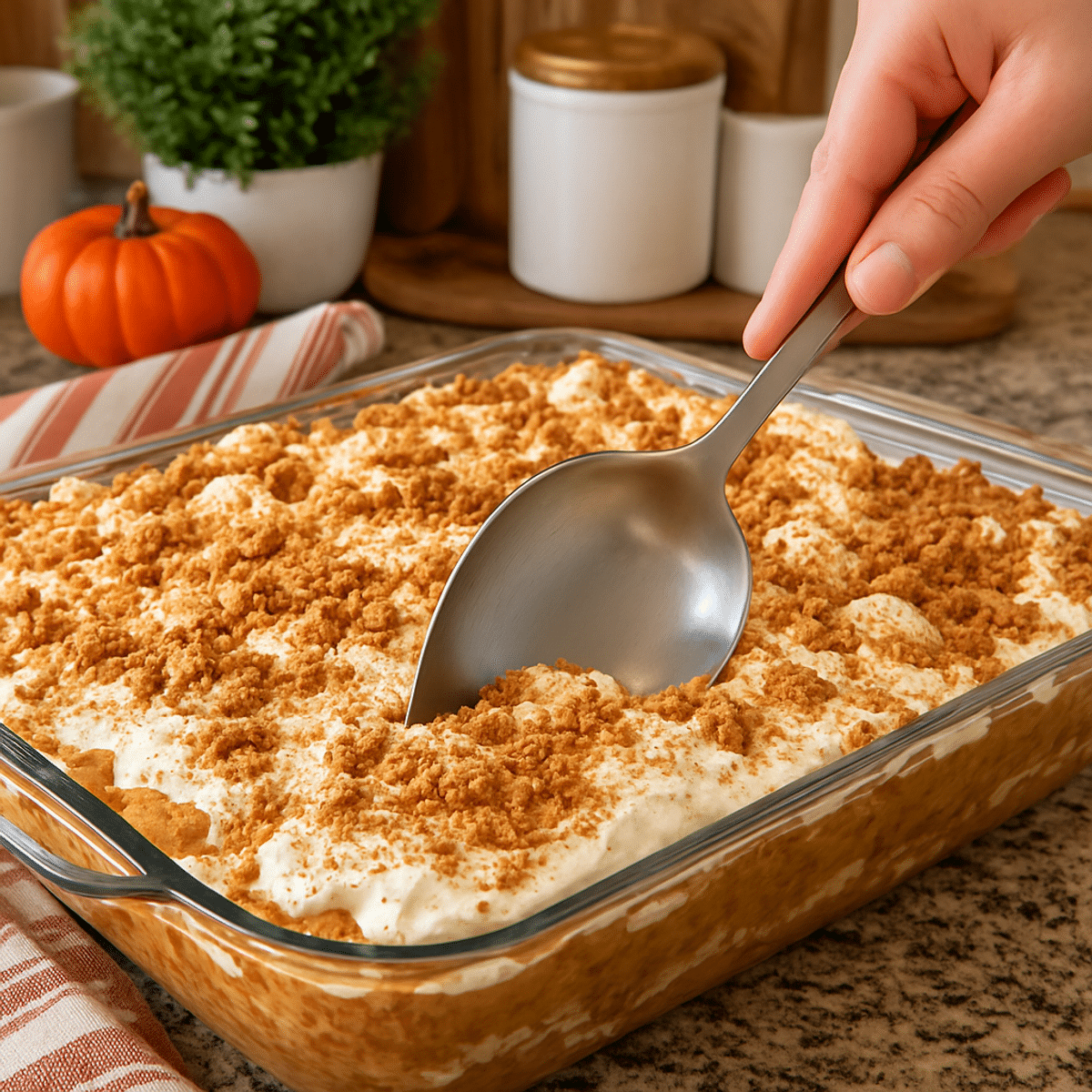 Creamy Autumn Pumpkin Pudding with Warm Cinnamon & Nutmeg