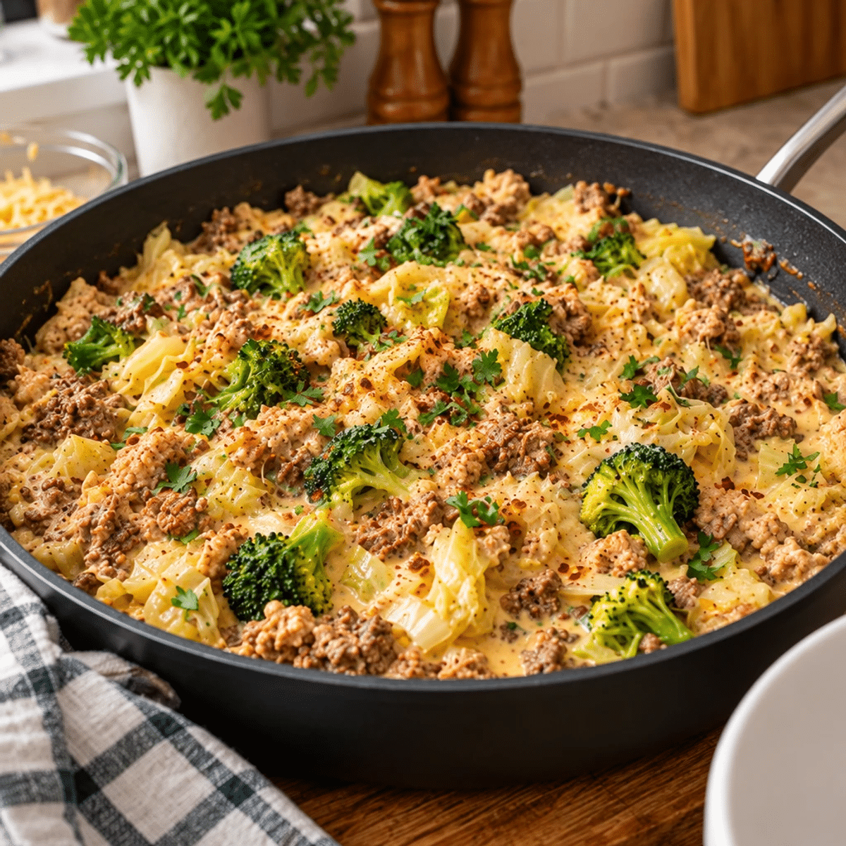 Creamy Dirty Cabbage: A Comforting Dinner Delight