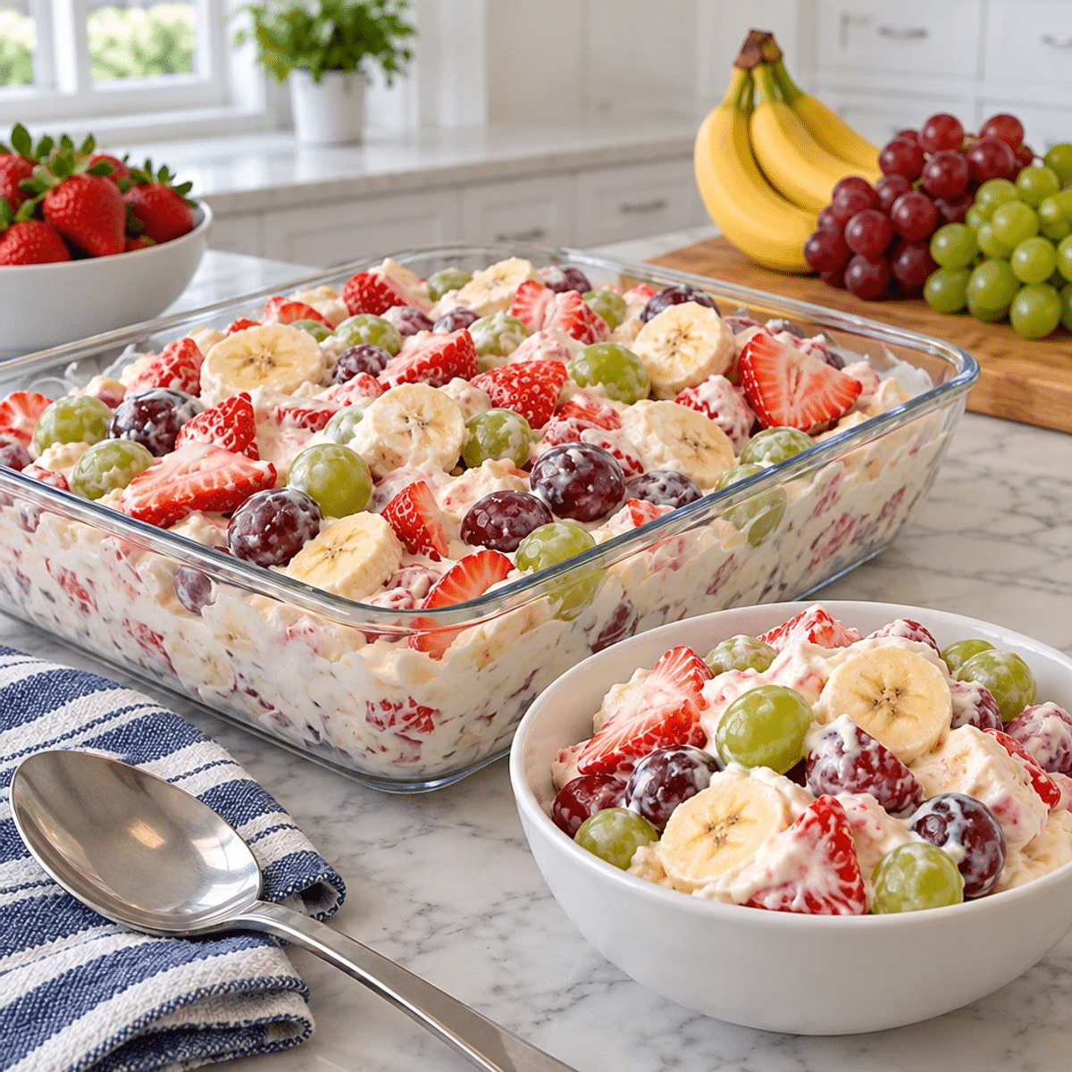 Elevate Your Summer with Creamy Strawberry Banana & Grape Fruit Salad article image 4