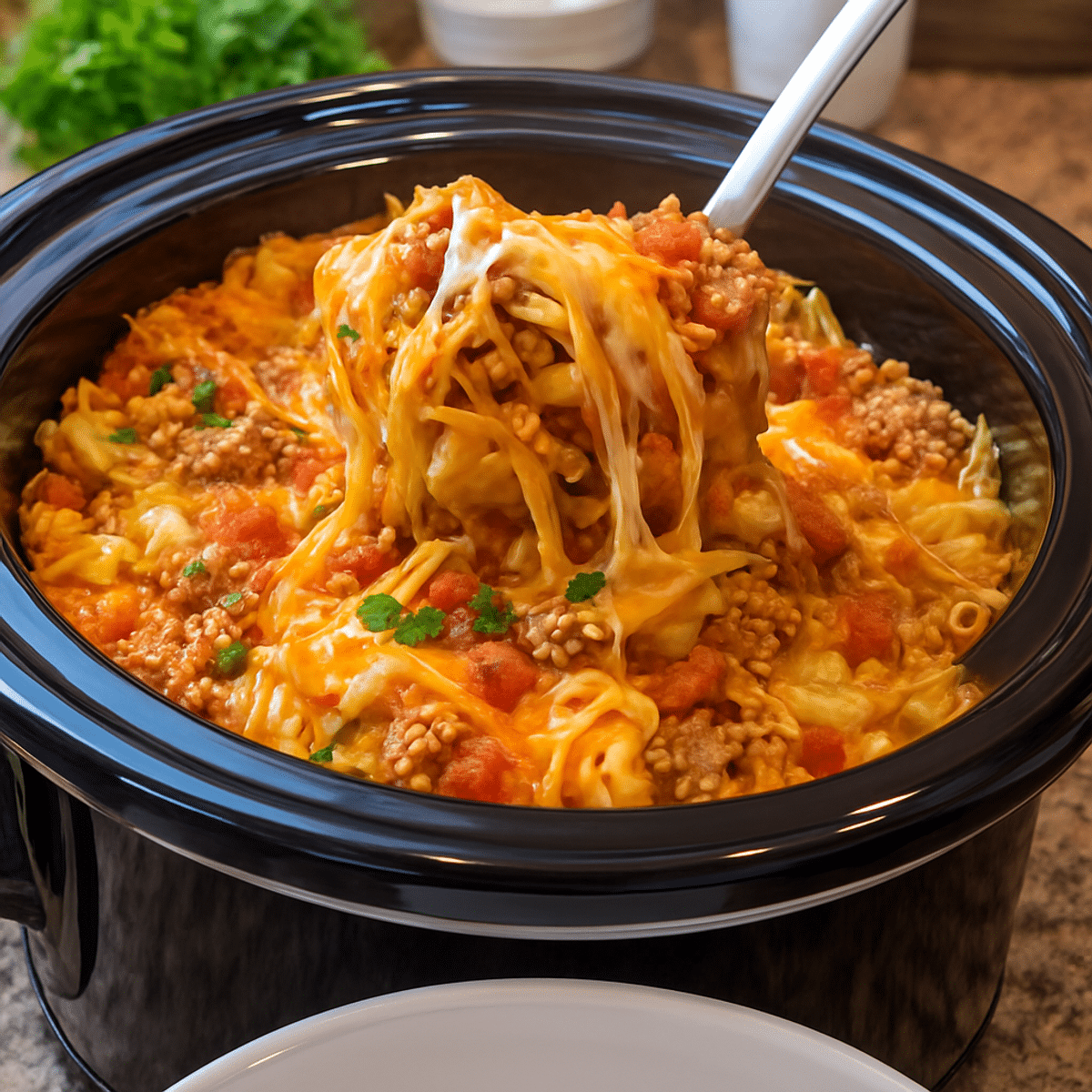 Crockpot Cabbage Roll Casserole: Easy Turkey Bacon Delight