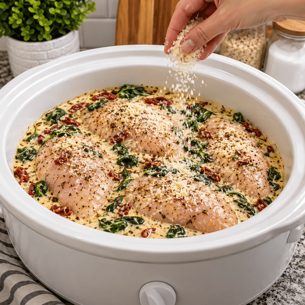 Crockpot Tuscan Chicken: Creamy Comfort Awaits article image 3