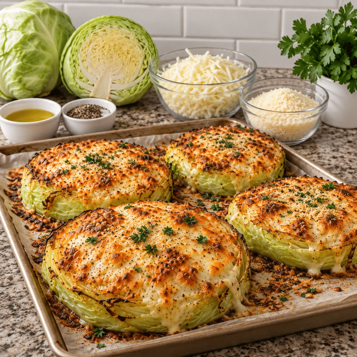 Easy Cheesy Baked Cabbage Steaks for a Fun Twist article image 2
