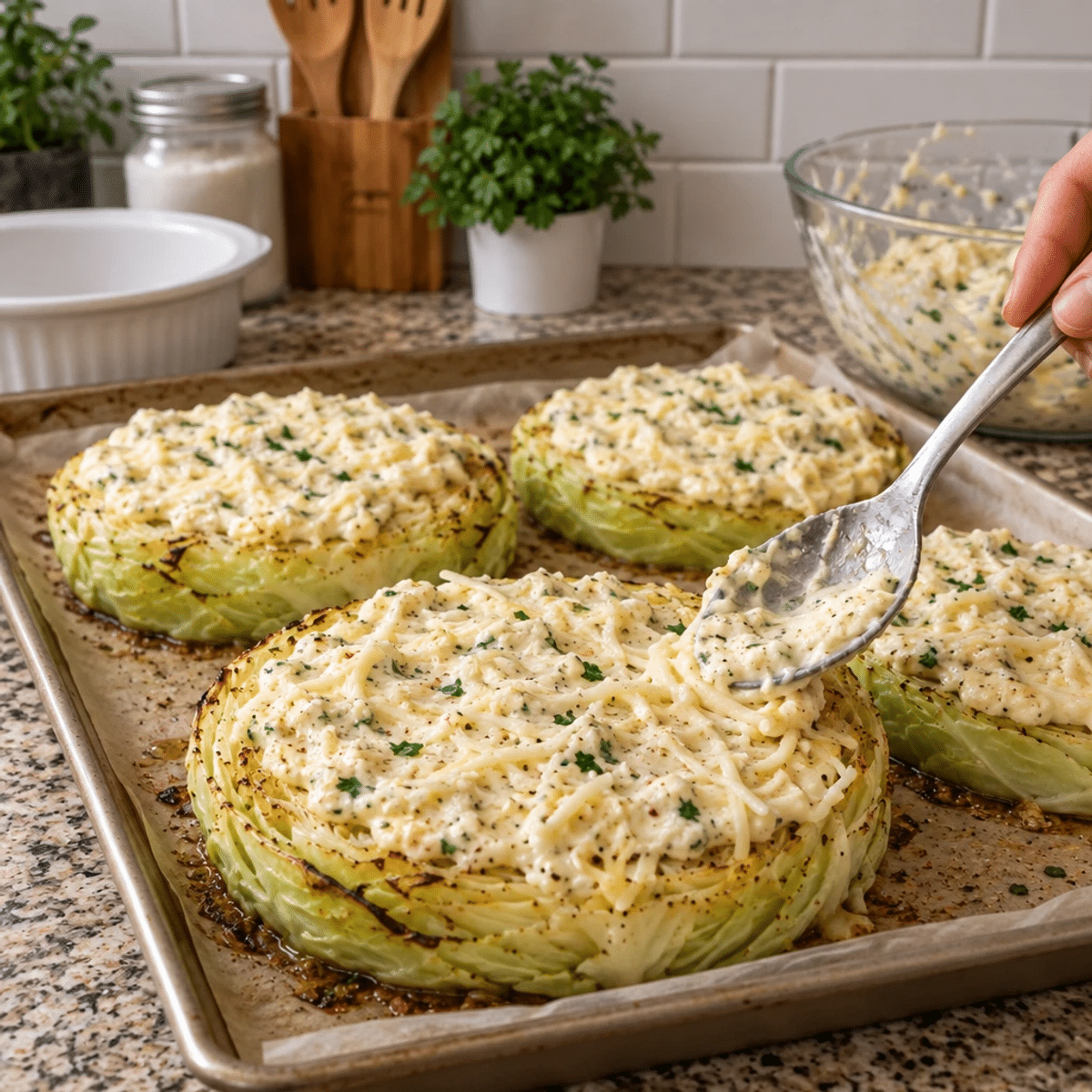 Easy Cheesy Baked Cabbage Steaks for a Fun Twist article image 3
