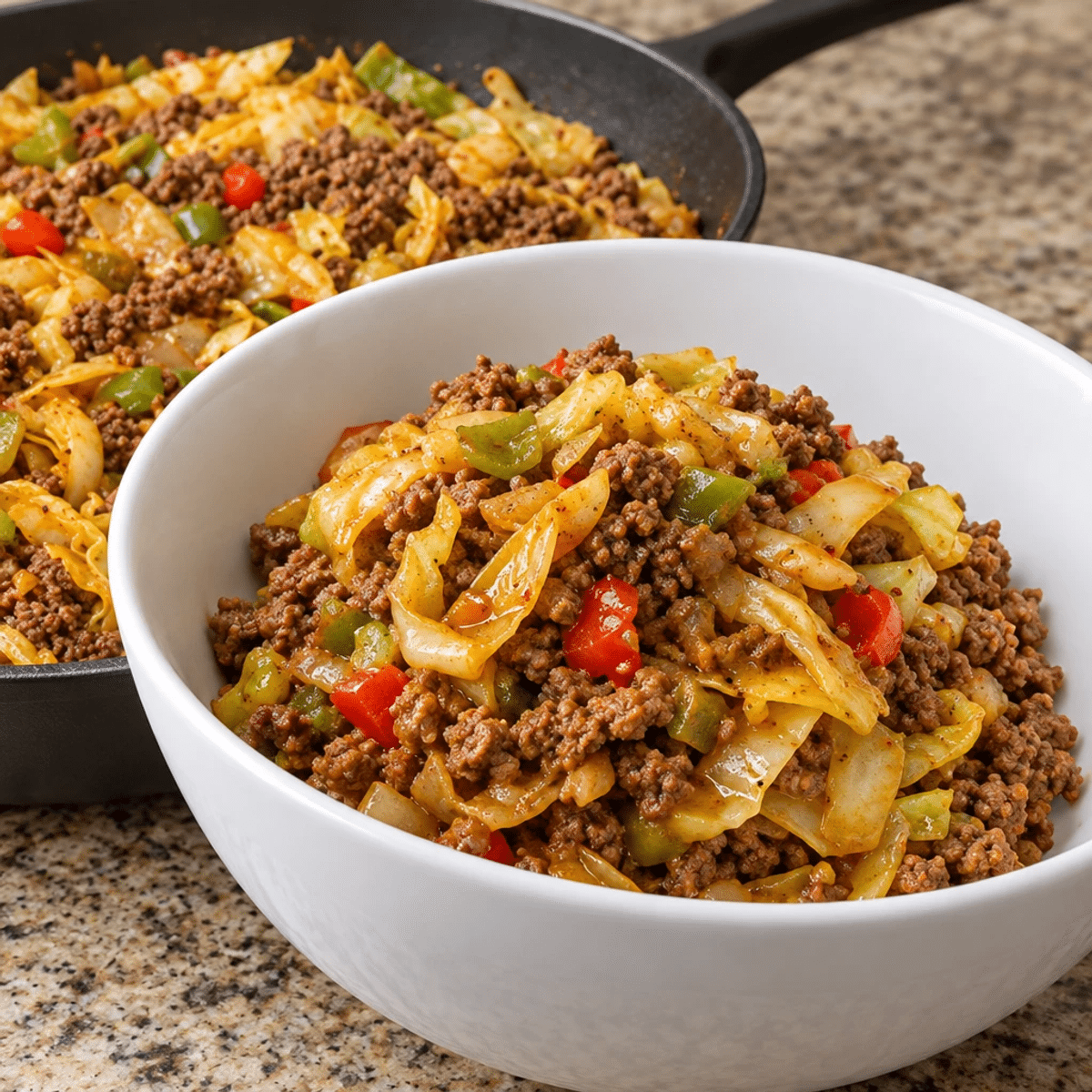 Easy Healthy One Pot Filthy Dirty Cabbage Recipe