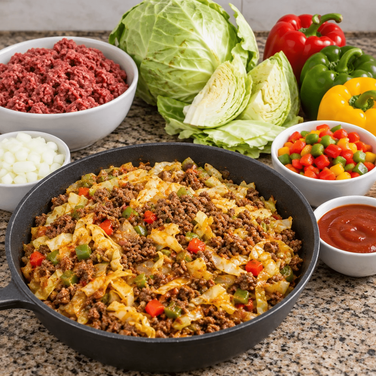 Easy Healthy One Pot Filthy Dirty Cabbage Recipe article image 2