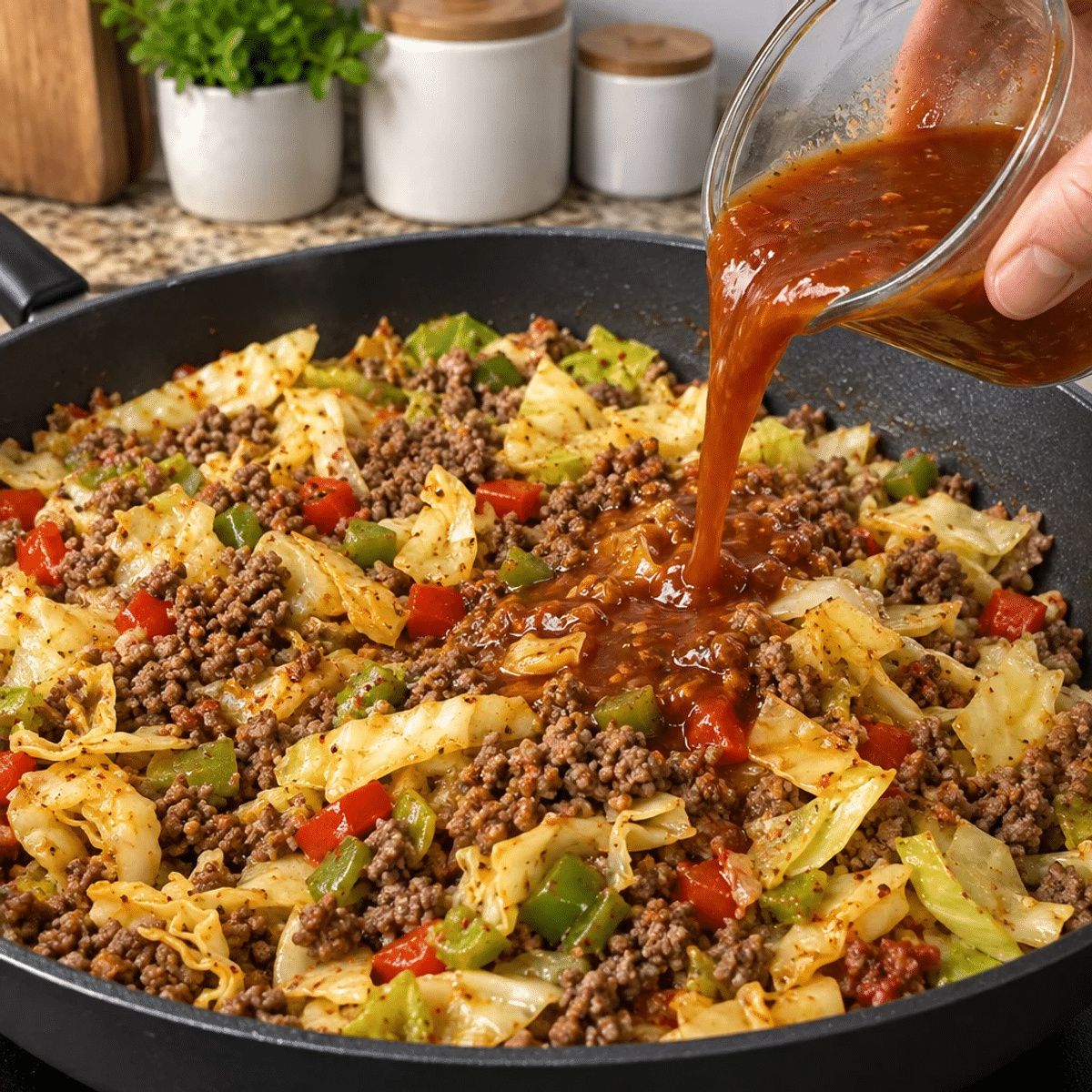 Easy Healthy One Pot Filthy Dirty Cabbage Recipe article image 3