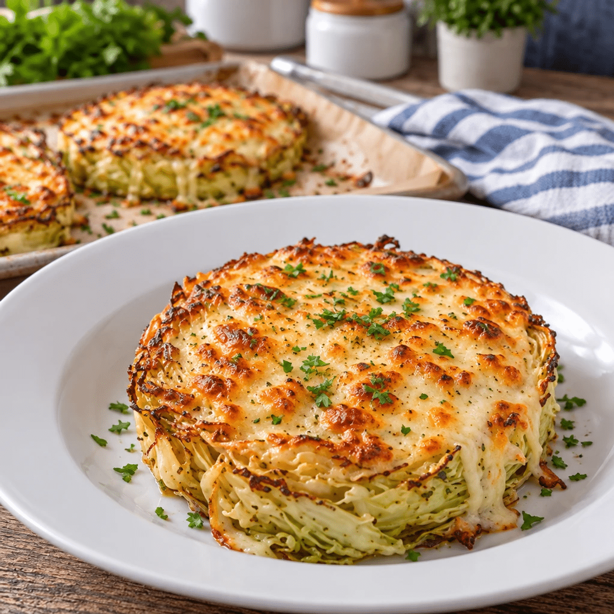 Irresistible Cheesy Cabbage Steaks for a Flavorful Feast