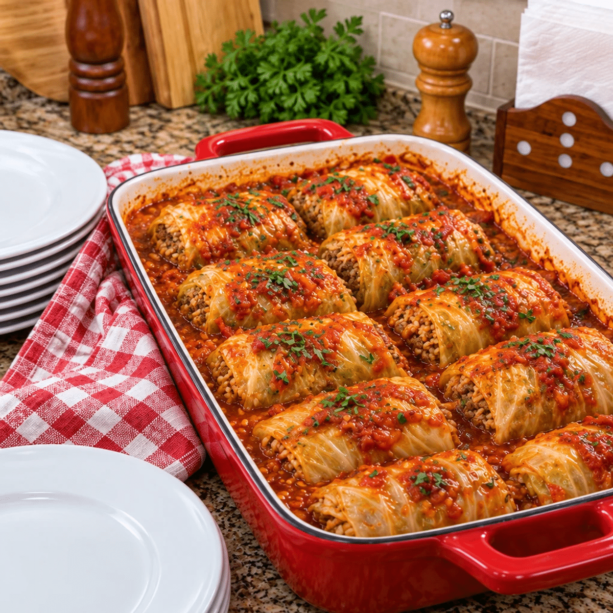 Old Fashioned Beef and Rice Cabbage Rolls Made Easy