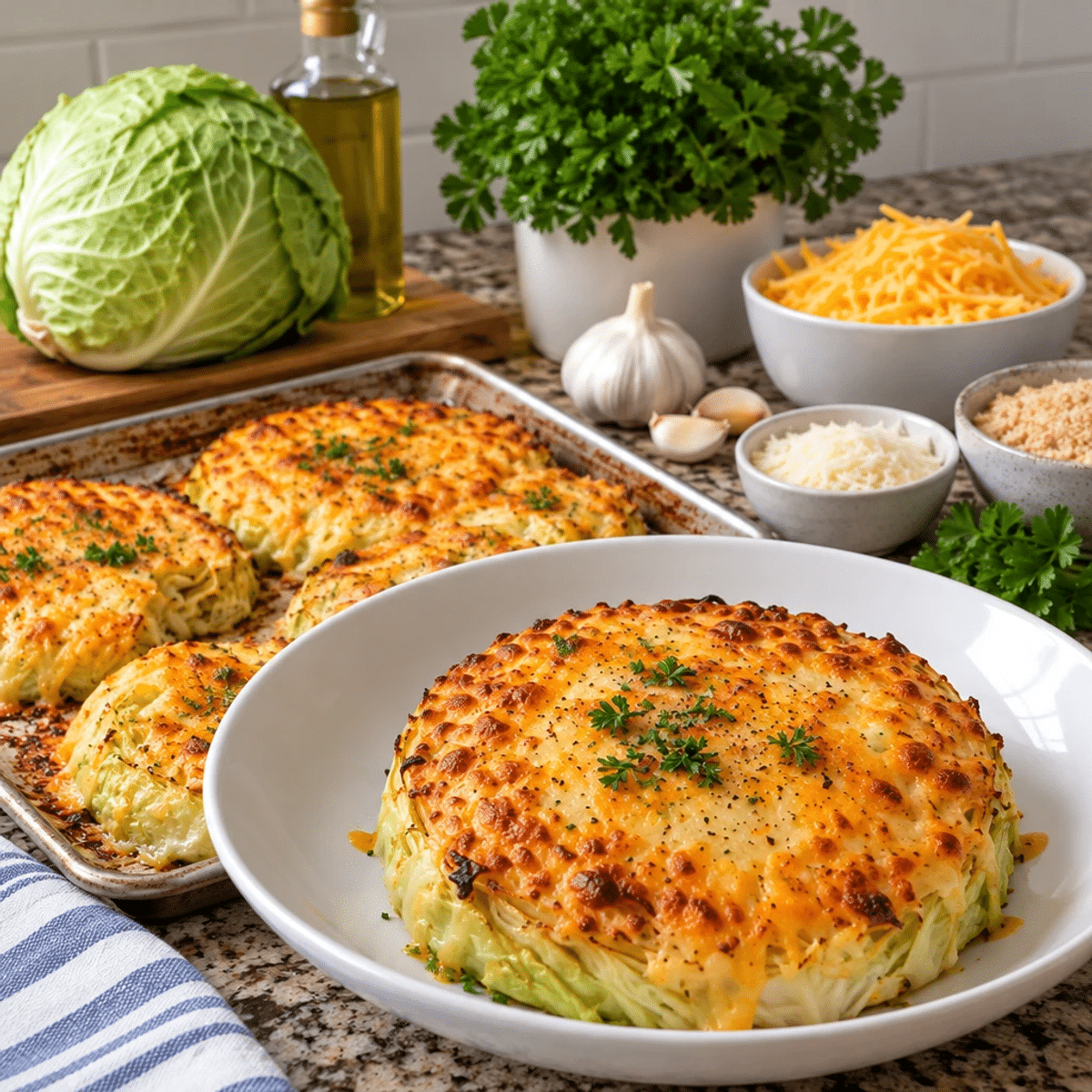 Savory Cheesy Cabbage Steaks That Will Impress article image 2