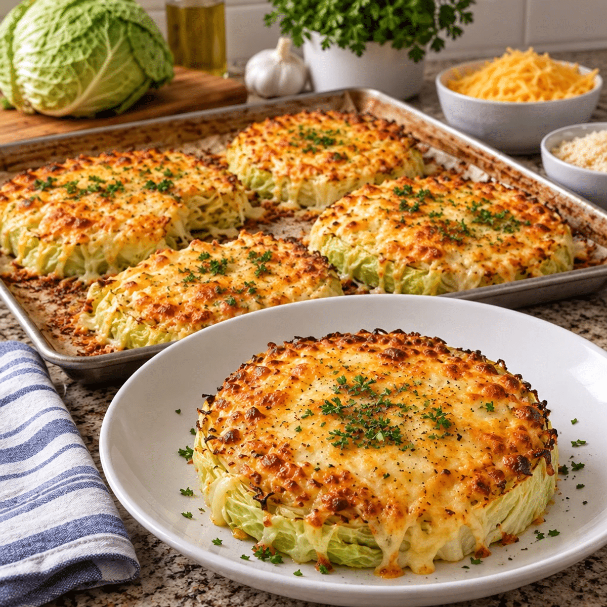 Savory Cheesy Cabbage Steaks That Will Impress article image 4