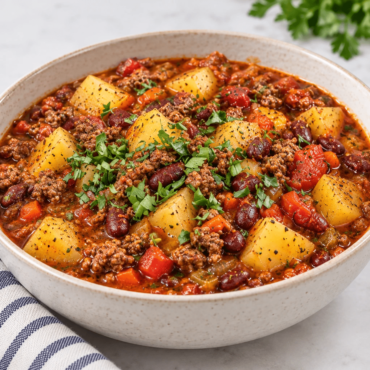 Savory Slow Cooker Beef and Vegetable Stew
