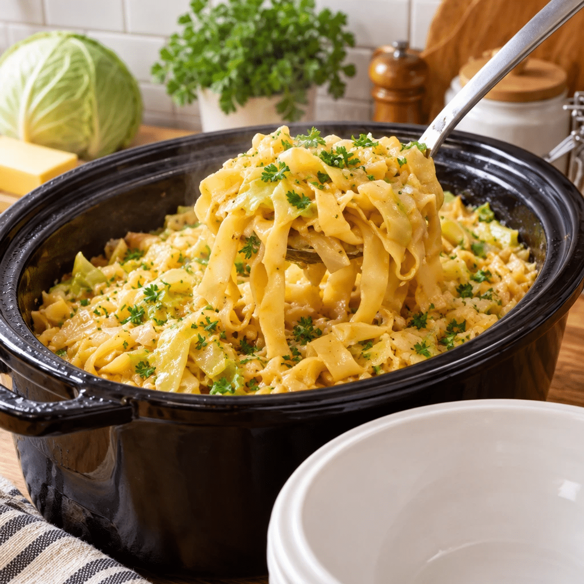 Slow Cooker Amish Cabbage Noodles: Comfort in a Pot