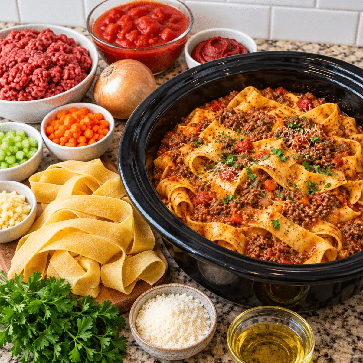 Slow Cooker Beef Ragu with Pappardelle Made Easy article image 2